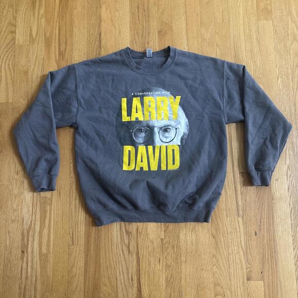 Larry David Merchandise A Conversation With Larry David Sweatshirt Large - Picture 1 of 5